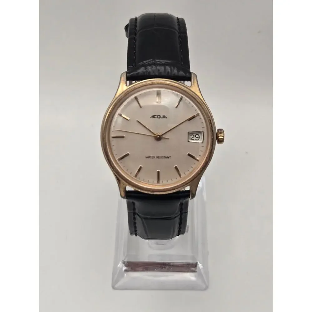 Vintage Acqua by Timex Manual Mechanical Date Watch 1989